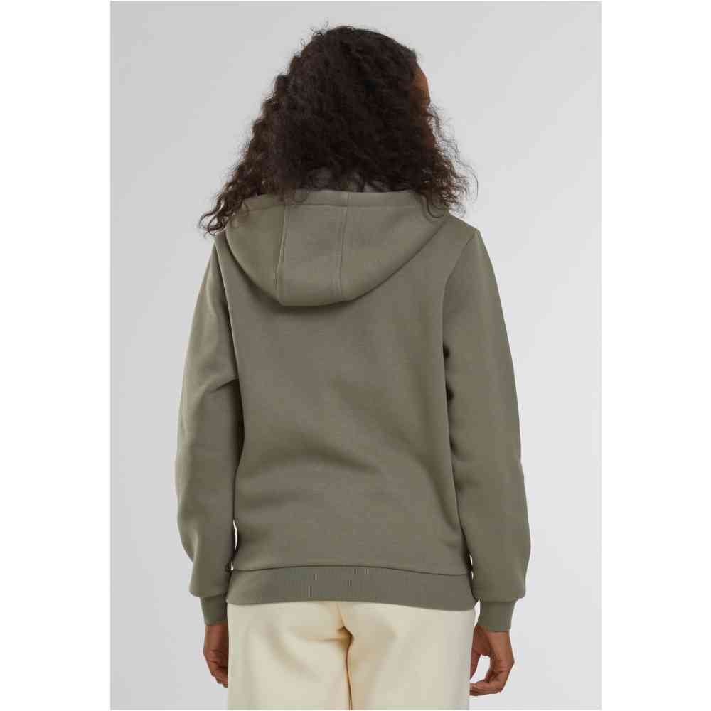 Urban Classics - Fluffy Veste zip à capuche - Olive verte